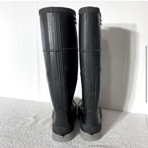 Vintage Onguard Industries Black Polyblend Rubber Boots Rain Boots 8 - Picture 5 of 14